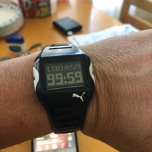 Puma Black Digital Sports Watch